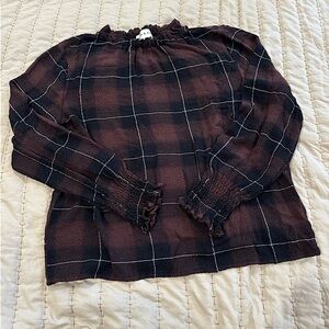 Cloth & Stone Plaid Top